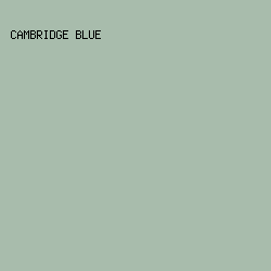 A8BCAC - Cambridge Blue color image preview