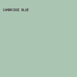 aac5b2 - Cambridge Blue color image preview