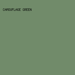 718b6a - Camouflage Green color image preview