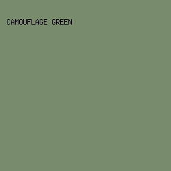 788B6C - Camouflage Green color image preview