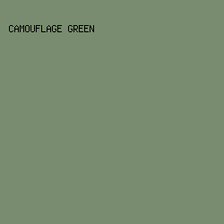 798c6f - Camouflage Green color image preview