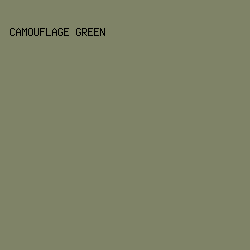 7f8367 - Camouflage Green color image preview