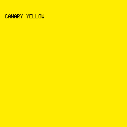 FFED00 - Canary Yellow color image preview