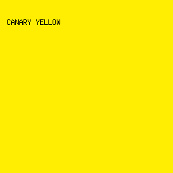 FFED02 - Canary Yellow color image preview