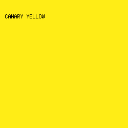 ffed16 - Canary Yellow color image preview