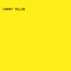 ffed19 - Canary Yellow color image preview