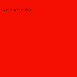 f40f02 - Candy Apple Red color image preview