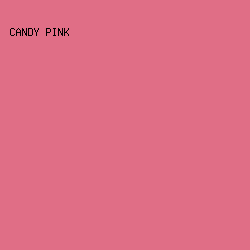 E06E86 - Candy Pink color image preview