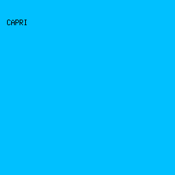 00c0ff - Capri color image preview