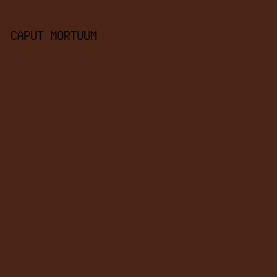 4B2617 - Caput Mortuum color image preview