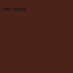 4D2319 - Caput Mortuum color image preview