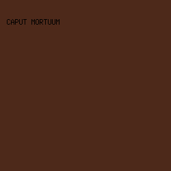 4D291A - Caput Mortuum color image preview
