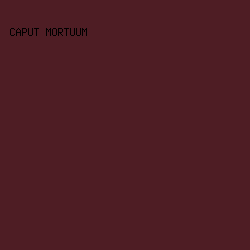 4e1d24 - Caput Mortuum color image preview