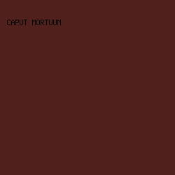 50211C - Caput Mortuum color image preview