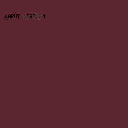 5B262E - Caput Mortuum color image preview