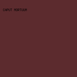 5c2b2e - Caput Mortuum color image preview
