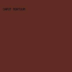 602b22 - Caput Mortuum color image preview