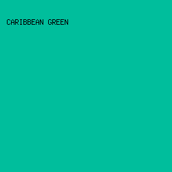 00BE9C - Caribbean Green color image preview