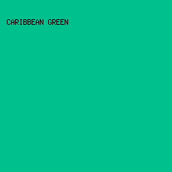 00C18E - Caribbean Green color image preview