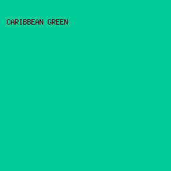 00CC98 - Caribbean Green color image preview