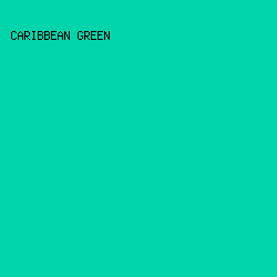 00D4AB - Caribbean Green color image preview