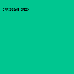 00c690 - Caribbean Green color image preview