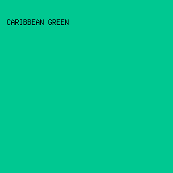 00c891 - Caribbean Green color image preview
