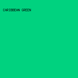 00d27f - Caribbean Green color image preview