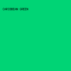 00d475 - Caribbean Green color image preview