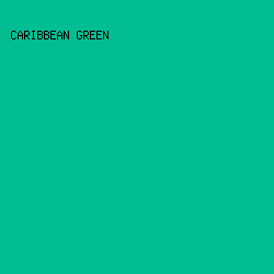 01BE92 - Caribbean Green color image preview