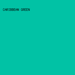 01c2a5 - Caribbean Green color image preview