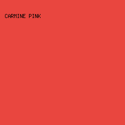 E9463F - Carmine Pink color image preview