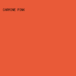 e95a38 - Carmine Pink color image preview