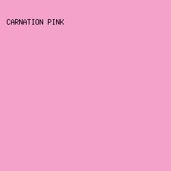 F5A2CB - Carnation Pink color image preview
