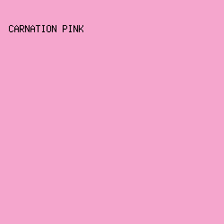 F5A6CD - Carnation Pink color image preview