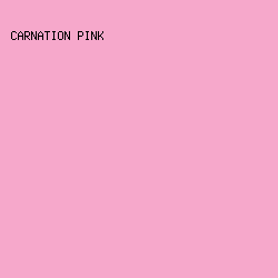 F6A8CB - Carnation Pink color image preview