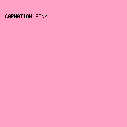 FFA0C5 - Carnation Pink color image preview