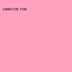 FFA1BF - Carnation Pink color image preview