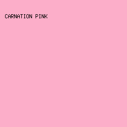 fcaec9 - Carnation Pink color image preview