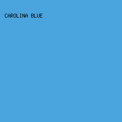 4aa4de - Carolina Blue color image preview