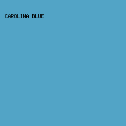 52a4c6 - Carolina Blue color image preview