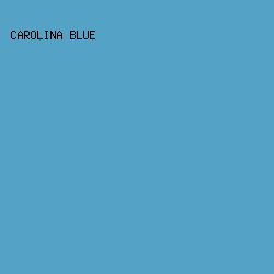 54a3c6 - Carolina Blue color image preview