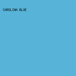 57B3D8 - Carolina Blue color image preview