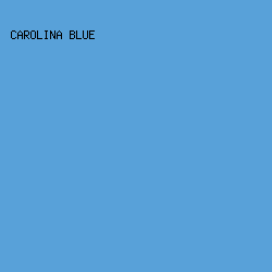 58A1D9 - Carolina Blue color image preview