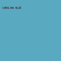 59A9C1 - Carolina Blue color image preview
