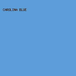 5A9DD7 - Carolina Blue color image preview