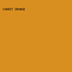d98f20 - Carrot Orange color image preview