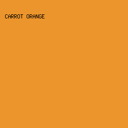 ec952c - Carrot Orange color image preview