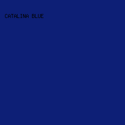 0D1F76 - Catalina Blue color image preview