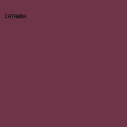 6E3549 - Catawba color image preview